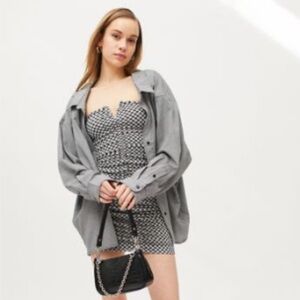 ISO IN SEARCH OF! Urban Outfitters Carmen Checkered Bodycon Mini Dress UO